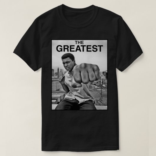 T-shirt "Le Plus Grand" Muhammad Ali (Design devant)