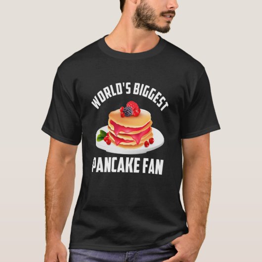 T-shirt Le plus grand pancake du monde (Devant)