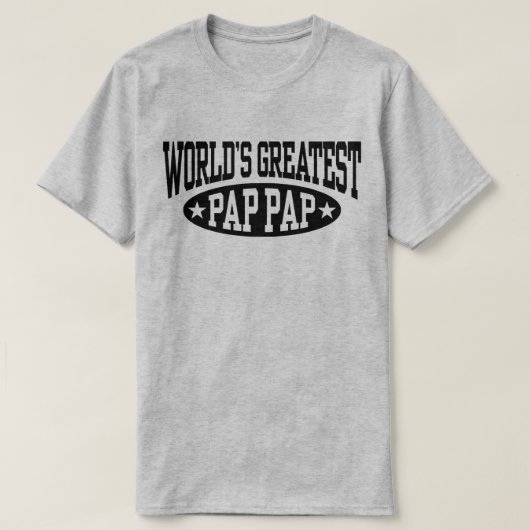T-shirt Le plus grand Pap du monde (Design devant)