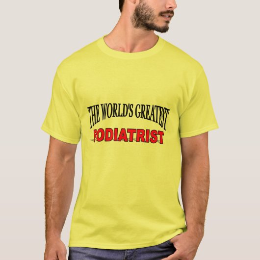 T-shirt Le plus grand pédicure du monde (Devant)