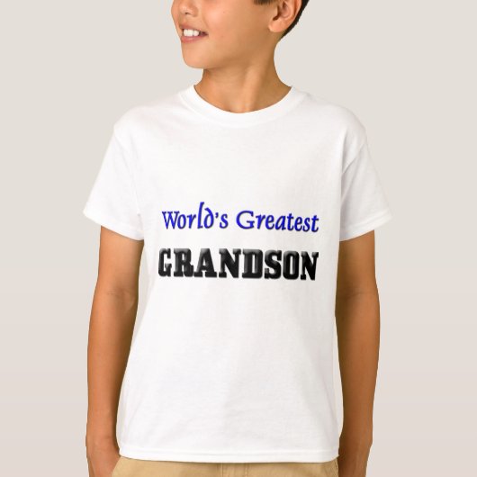 T-shirt Le plus grand petit-fils du monde (Devant)