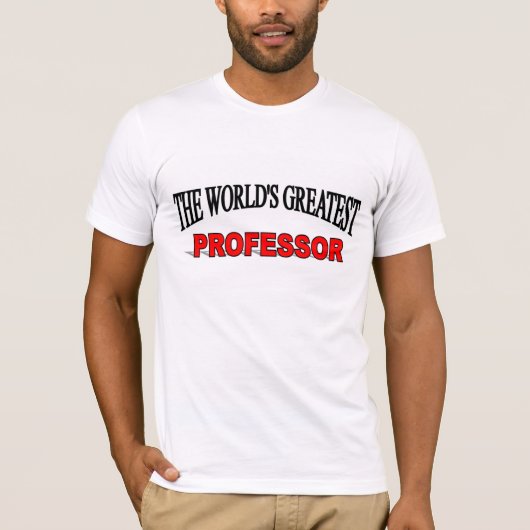 T-shirt Le plus grand professeur du monde (Devant)