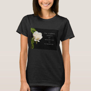 T-shirt Le plus grand résultat de l'éducation est la tolér