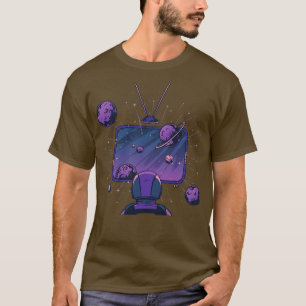 T-shirt Le plus grand show off Earth Space Cadet regarder
