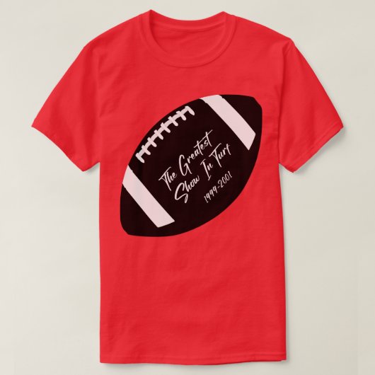 T-shirt le plus grand spectacle sur gazon (Design devant)
