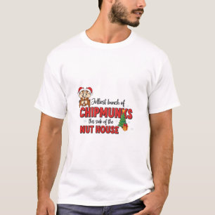 T-shirt Le plus joli groupe de Chipmunks Ce côté Noël