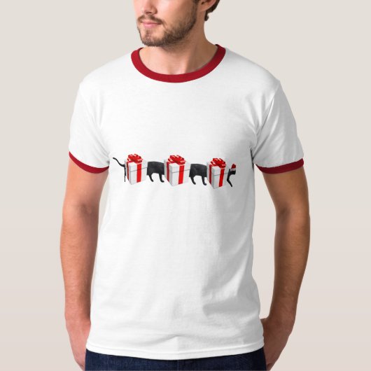 T-shirt Le plus long chat du monde (Devant)