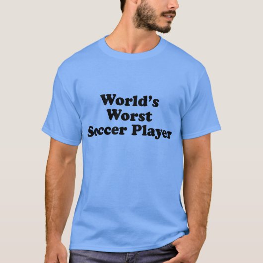 T-shirt Le plus mauvais footballeur du monde (Devant)