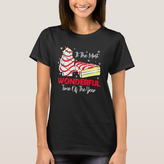 T-shirt Le Plus Merveilleux Snack De Noël (Devant)
