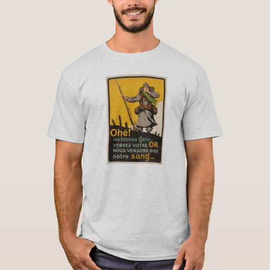 T-shirt Le "Poilu" de WWI - reconstituant (Devant)