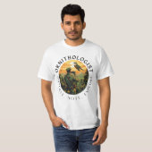 T-shirt Le point de vue de l'ornithologue (Devant entier)