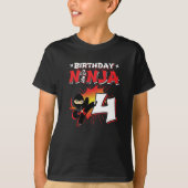 T-shirt Le poison de Ninja Birthday (Devant)
