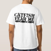T-shirt Le poisson-chat me craignent (Dos)