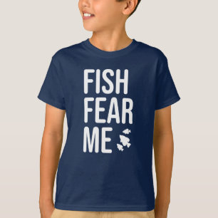 T-shirt Le poisson-chemise de pêche amusant des enfants m