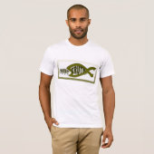 T-SHIRT LE POISSON CHRÉTIEN DE VÉRITÉ MANGE DARWIN (Devant entier)