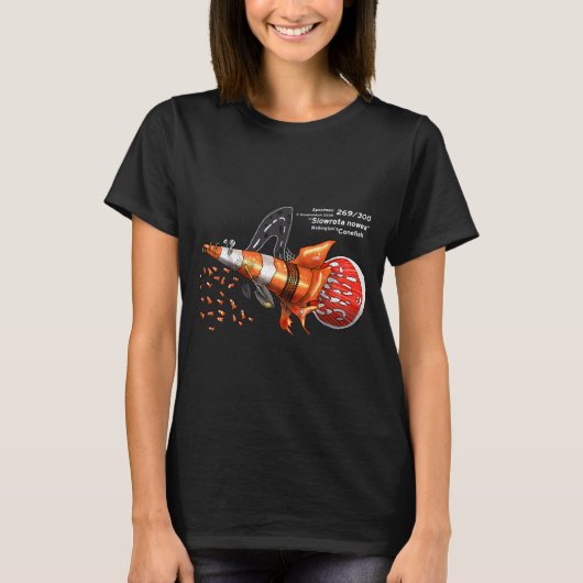 T-shirt Le poisson cône de sécurité routière (Devant)