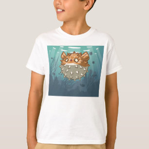 T-shirt Le poisson de décolleur badine la chemise
