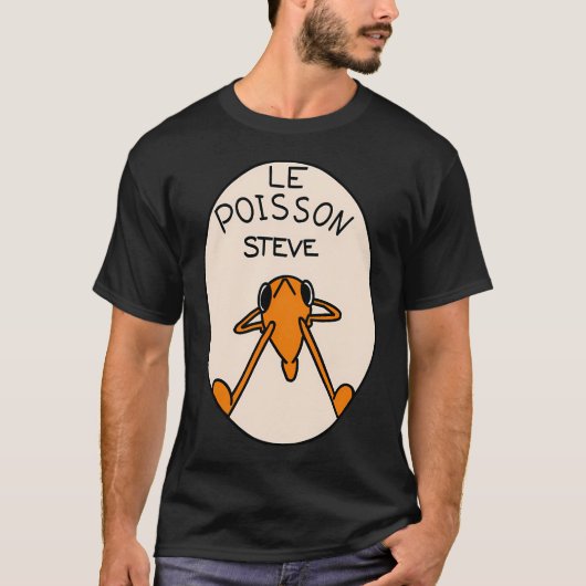 T-shirt Le Poisson Steve (Devant)