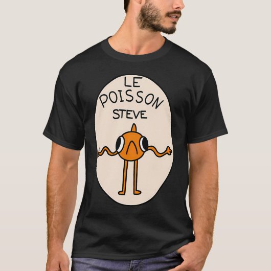 T-shirt Le Poisson Steve (Devant)