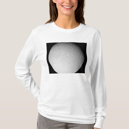 T-shirt Le pôle Sud de la lune de Saturne Tethys (Devant)