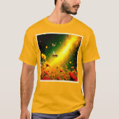 T-shirt Le pollen doré des abeilles explose Joy Design (Devant)
