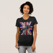 T-shirt "Le poney d'automne -- Britannique vrai -- (Devant entier)