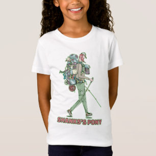 T-Shirt Le poney de Shanks randonneur drôle marche