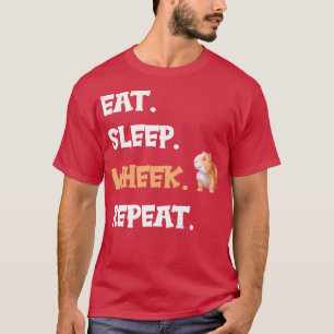 T-shirt Le porc de Guinée mange le hivernage répéter