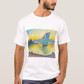 T-shirt Le port au coucher du soleil, Signac (Devant)