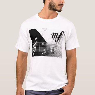 T-shirt Le portant fort avec l'habillement de MusicMinds