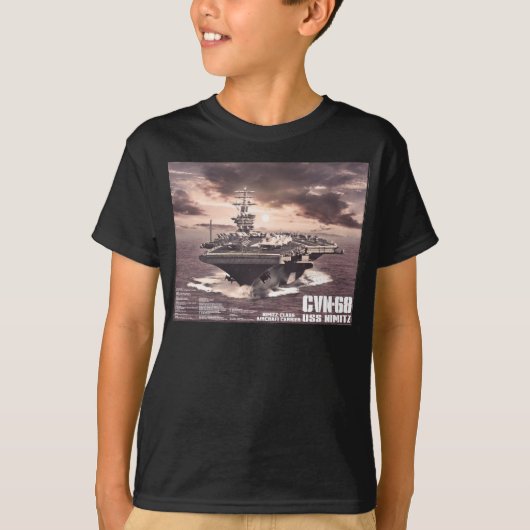 T-shirt Le porte-avions Nimitz Shirt (Devant)