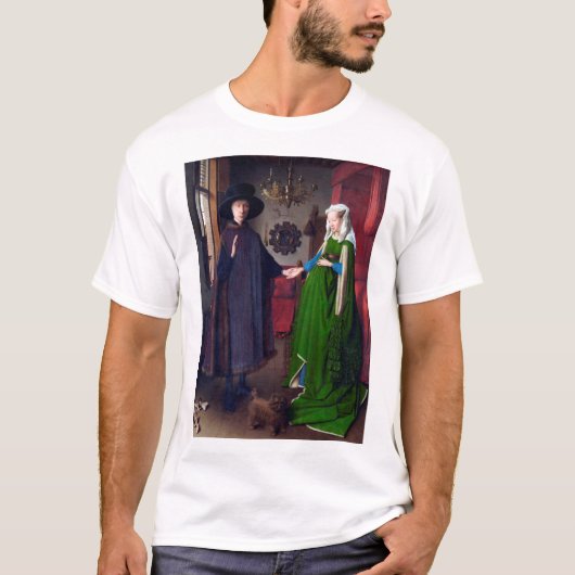 T-shirt Le portrait Arnolfini, Jan van Eyck (Devant)