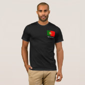 T-shirt Le Portugal - drapeau portugais (Devant entier)