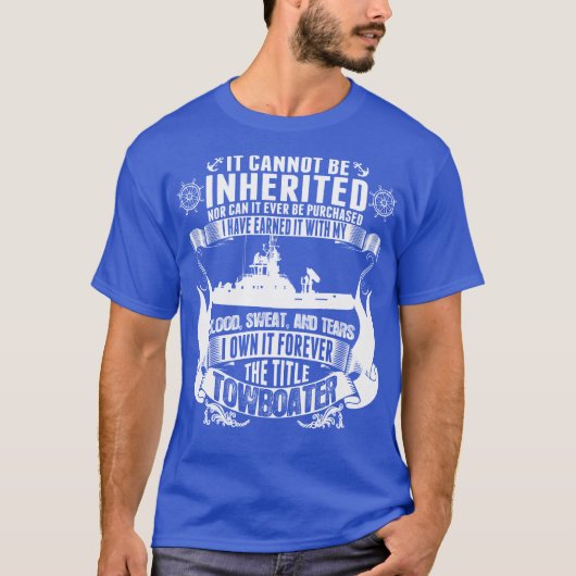 T-shirt Le posséder intitulez pour toujours Towboater ne (Devant)