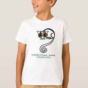 T-shirt Le POSSUME de Leadbeater - Australie - Faune - Nat