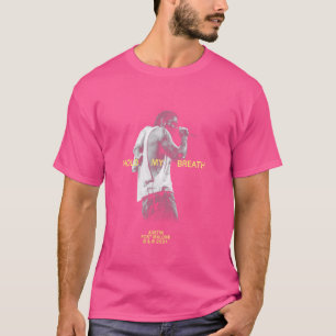 T-shirt Le poste officiel Malone retient mon souffle