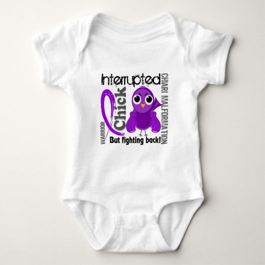 T-shirt Le poussin a interrompu la malformation de 3 (Devant)