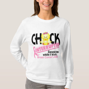 T-shirt Le poussin a interrompu le cancer du sein 2