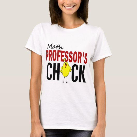 T-SHIRT LE POUSSIN DE PROFESSEUR DE MATHS (Devant)
