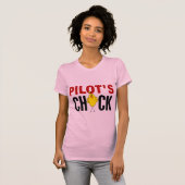 T-SHIRT LE POUSSIN DU PILOTE (Devant entier)