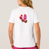 T-shirt Le poussin est mon coeur de Saint Valentin qui bal (Dos)