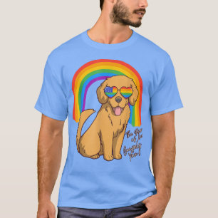 T-shirt Le Pouvoir De L'Amour Vous Conduit Lgbt Gay Golden