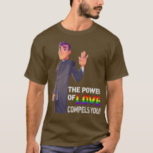 T-shirt Le Pouvoir De L'Amour Vous Conduit Lgbt Pries Gay