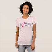 T-shirt Le pouvoir des femmes (Devant entier)