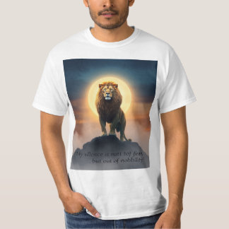 T-shirt Le pouvoir du silence - La force avec la sérénité