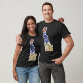 T-shirt Le premier État Delaware Oversized (Unisexe)