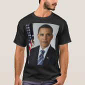 T-shirt Le président Barack Obama, 1er mandat Portrait Off (Devant)