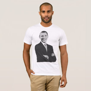 T-shirt Le président Barack Obama soutient la chemise