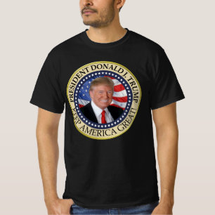 T-shirt Le président Donald Trump 2020 garde l'Amérique gr