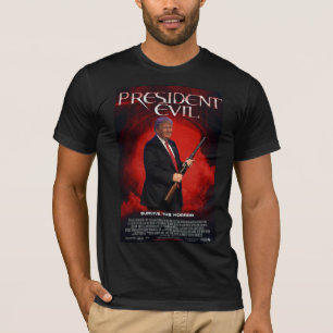 T-shirt Le Président Evil de Donald Trump